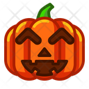Pumpkin Halloween Emot Icon