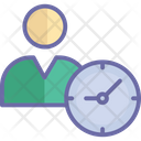 Punctual Deadline Clock Icon