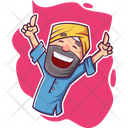 Punjabi Man Dancing  Icon