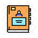Pupil Notebook Color Icon