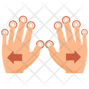 Push All Fingers Icon