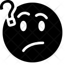 Puzzled Emoji Icon