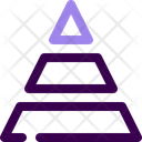 Hierarchy Pyramid Triangle Icon
