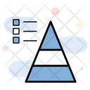 Pyramid Triangle Link Building Icon