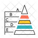Pyramid Graph Pyramid Hierarchy Icon