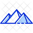 Pyramids Giza Egypt Icon
