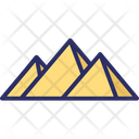 Pyramids Giza Egypt Icon