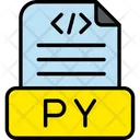 Python File Icon - Free Download Science & Technology Icons | IconScout
