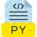 Python File Icon - Free Download Science & Technology Icons | IconScout