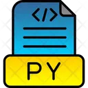 Python File Icon - Free Download Science & Technology Icons | IconScout