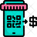 Qrcode Shopping Online Icon
