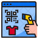 Qrcode Payment Shopping Icon