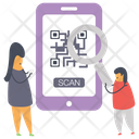 Mobile Qr Code Quick Response Code Barcode Icon