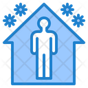 Quarantine Home Covid Icon