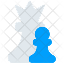 Figure Queen Pawn Icon
