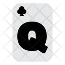 Queen Of Clubs Icon