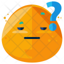 Question Emoji Face Icon