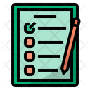 Questionnaire Satisfaction Checklist Icon