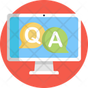 Questions Answers Internet Icon