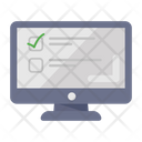 Quiz Checked List Approved List Icon