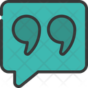 Quotation Messaging Quote Icon