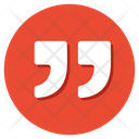 Quotes Quotation Marks Speech Marks Icon