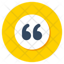 Quotes Quotation Marks Speech Marks Icon