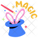 Bunny Magic Rabbit Magic Rabbit Hat Icon
