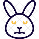 Rabbit Sad Face  Icon