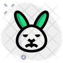 Rabbit Sad Face  Icon