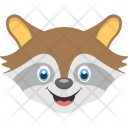 Raccoon Baby Brown Icon