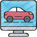 Racing Game Car Icon