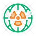 Radiation Symbol Planet Icon