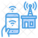 Radio Antena Smartphone Wifi Signal Icon