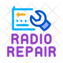 Radio Repair Service Icon