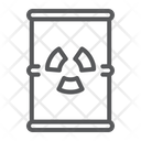 Radioactive Barrel Barrel Radioactive Chemical Icon