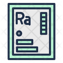 Radium Acid Rain Nuclear Icon