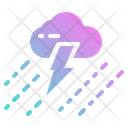 Storm Rain Thunder Icon