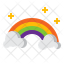 I Rainbow Rainbow Cloud Icon