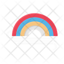 Rainbow Wind Blowing Icon