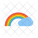 Rainbow Cloud Icon