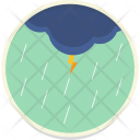 Rainfall Thunder Storm Icon
