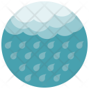 Raining Cloud Weather Icon