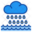 Rainstorm Heavy Rain Thunderstorm Icon