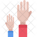 Raised Hands Icon
