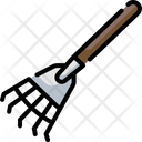 Rake Farming And Gardening Raking Icon