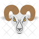 Aries Ram Face Icon