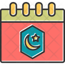 Ramadan Calendar Date Eid Mubarak Icon