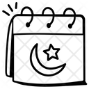 Muslim Calendar Ramadan Calendar Islamic Calendar Icon