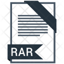 Rar Format Document Icon